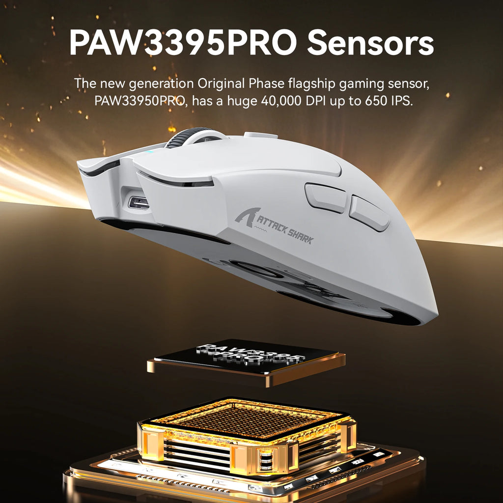 ATTACK SHARK X1 Tri-Mode Gaming Mouse