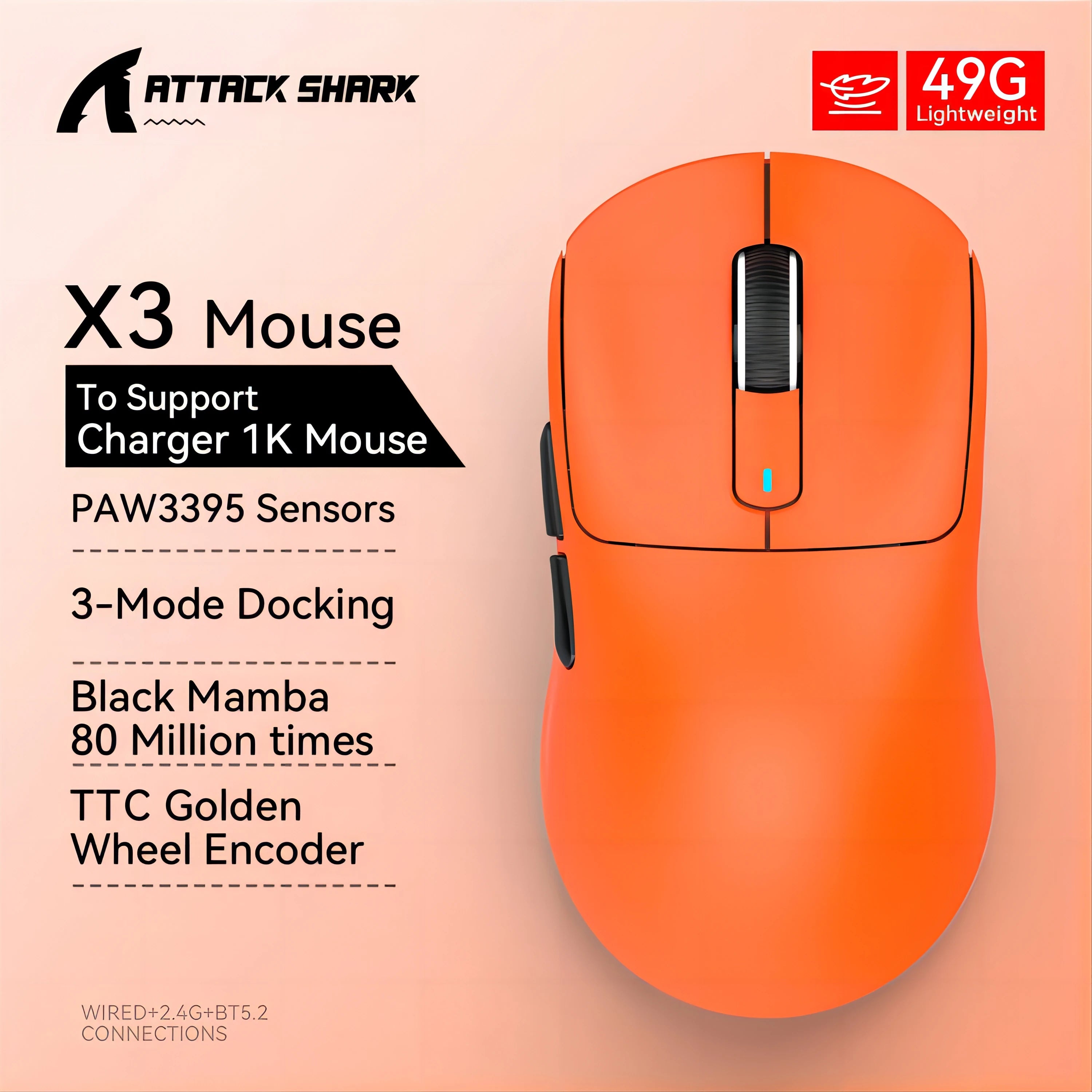 Attack Shark X3 Pro Wireless Mouse