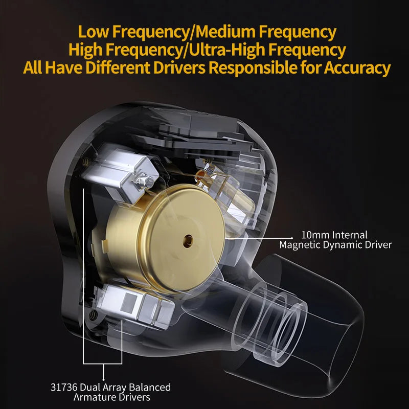 KZ ZS10 Pro 2 metal headset