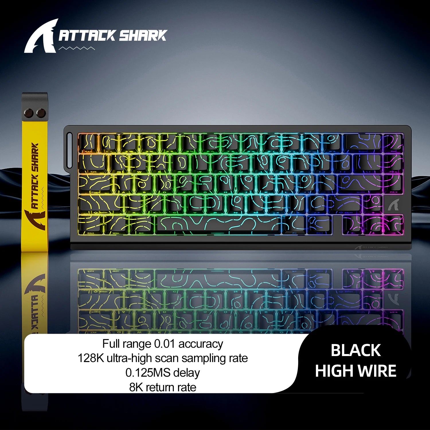 ATTACK SHARK X68HE Magnetic Wired Mechanical  Keyboard