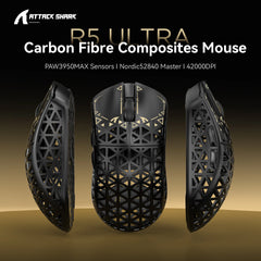 Attack Shark R5 Ultra Gaming Mouse 42g Carbon Fiber