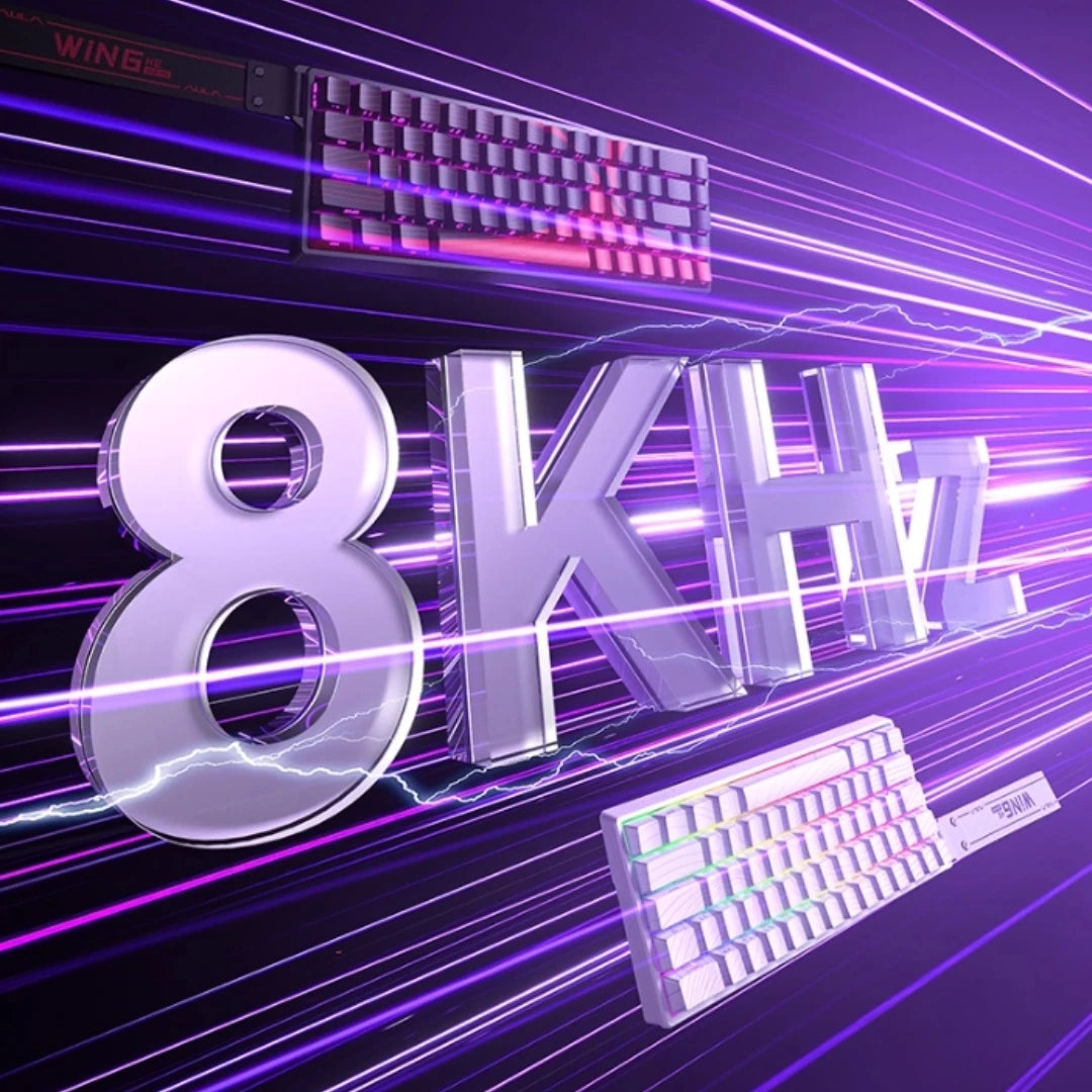 AULA WIN60/68HE Magnetic Switch Keyboard 8000HZ Gaming Keyboard FPS Low Latency Customizable Mechanical Keyboard E-sport