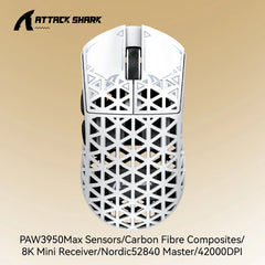 Attack Shark R5 Ultra Gaming Mouse 42g Carbon Fiber