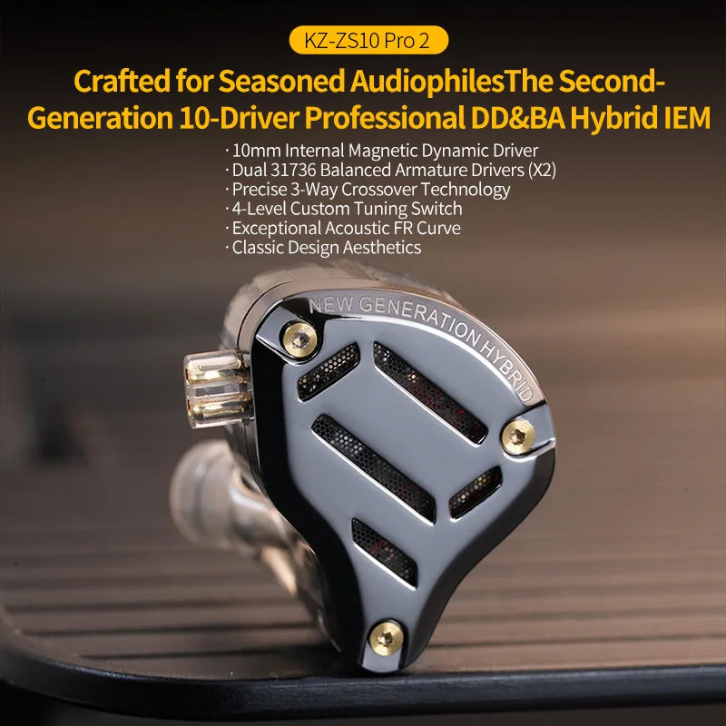 KZ ZS10 Pro 2 metal headset