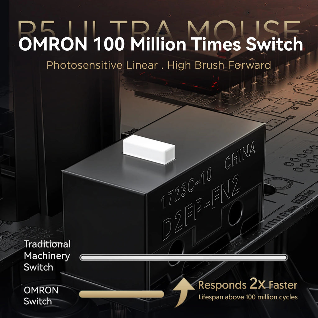 Attack Shark R5 Ultra Gaming Mouse 42g Carbon Fiber