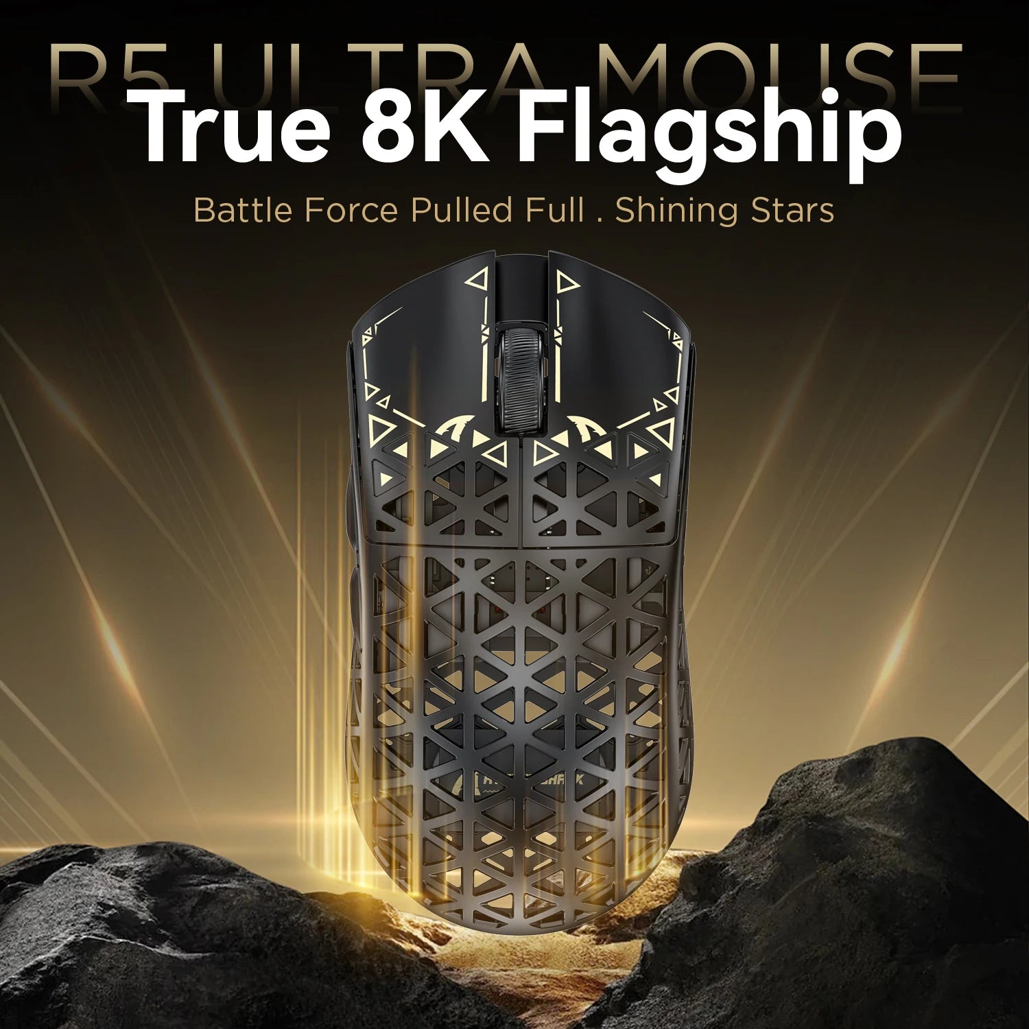 Attack Shark R5 Ultra Gaming Mouse 42g Carbon Fiber