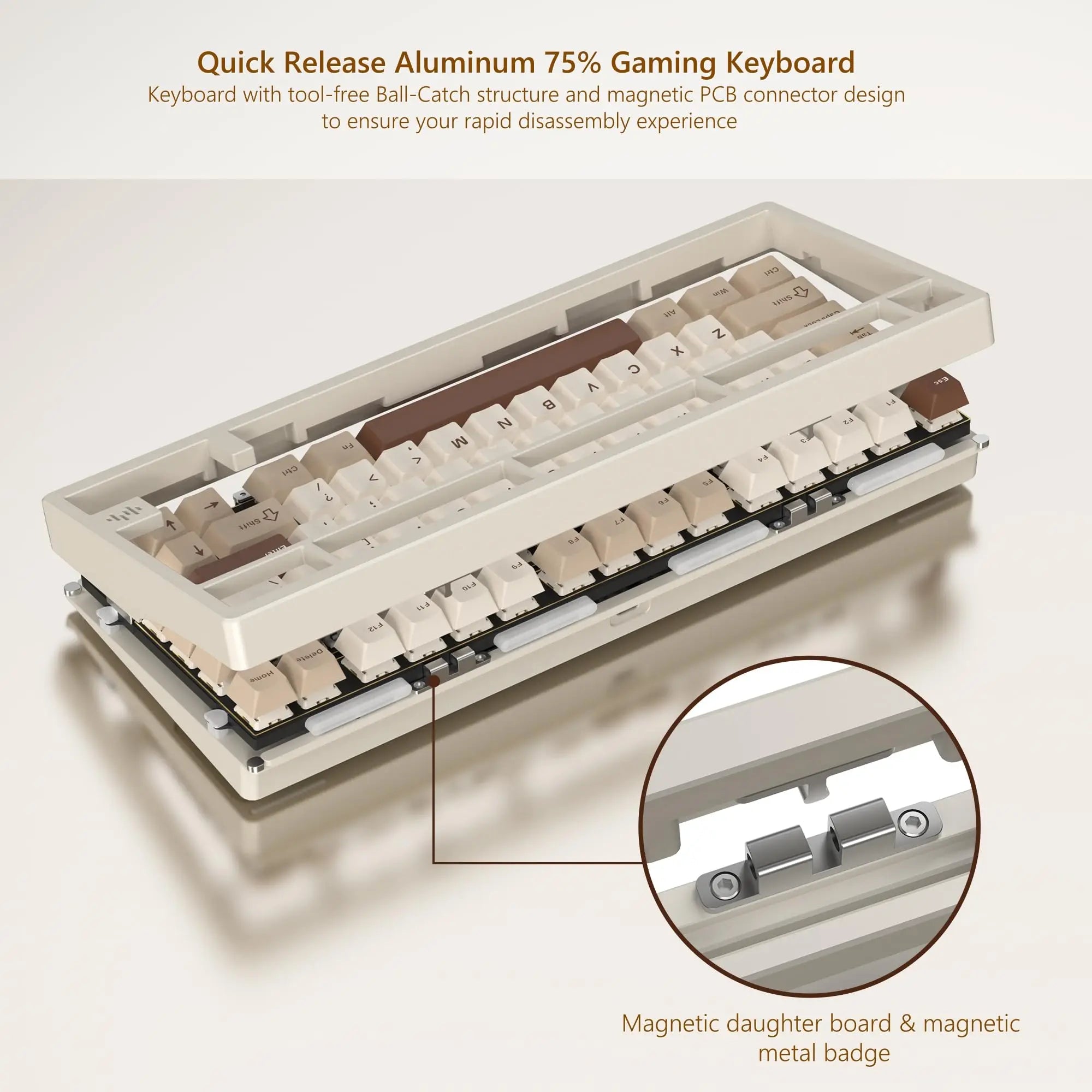 Womier RD75 Pro 75% Wireless Mechanical Keyboard