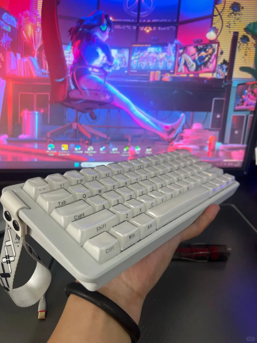 AULA WIN60/68HE Magnetic Switch Keyboard 8000HZ Gaming Keyboard FPS Low Latency Customizable Mechanical Keyboard E-sport